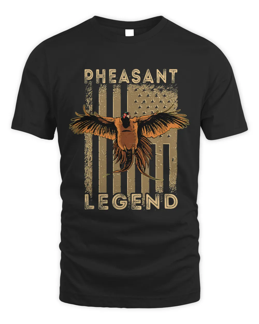 Pheasant Hunting Legend USA Flag Pheasant Bird Lover Hunter