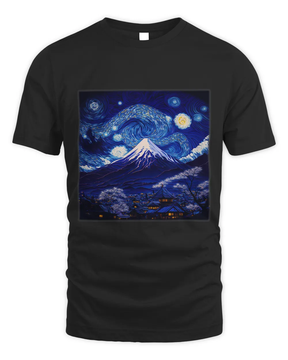 Surrealism Starry Night Mount Fuji 2