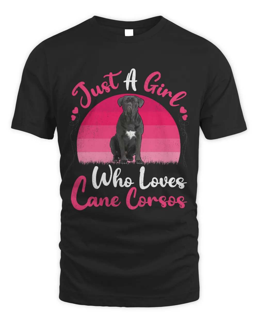 Vintage Dog Lover Just A Girl Who Loves Cane Corsos