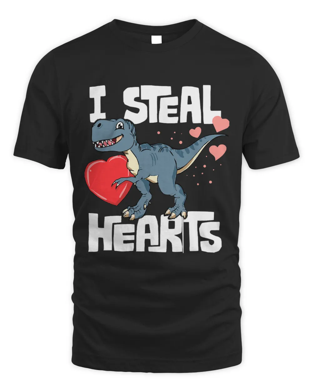 Valentines Day Dinosaur I Steal Hearts Boys Men Love T rex 22