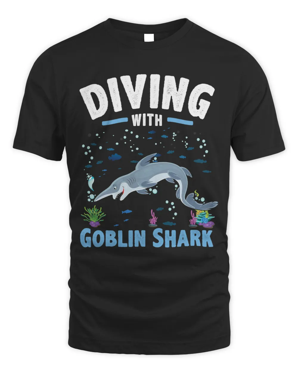 Diving With Goblin Shark Mid Zone Shark Funny