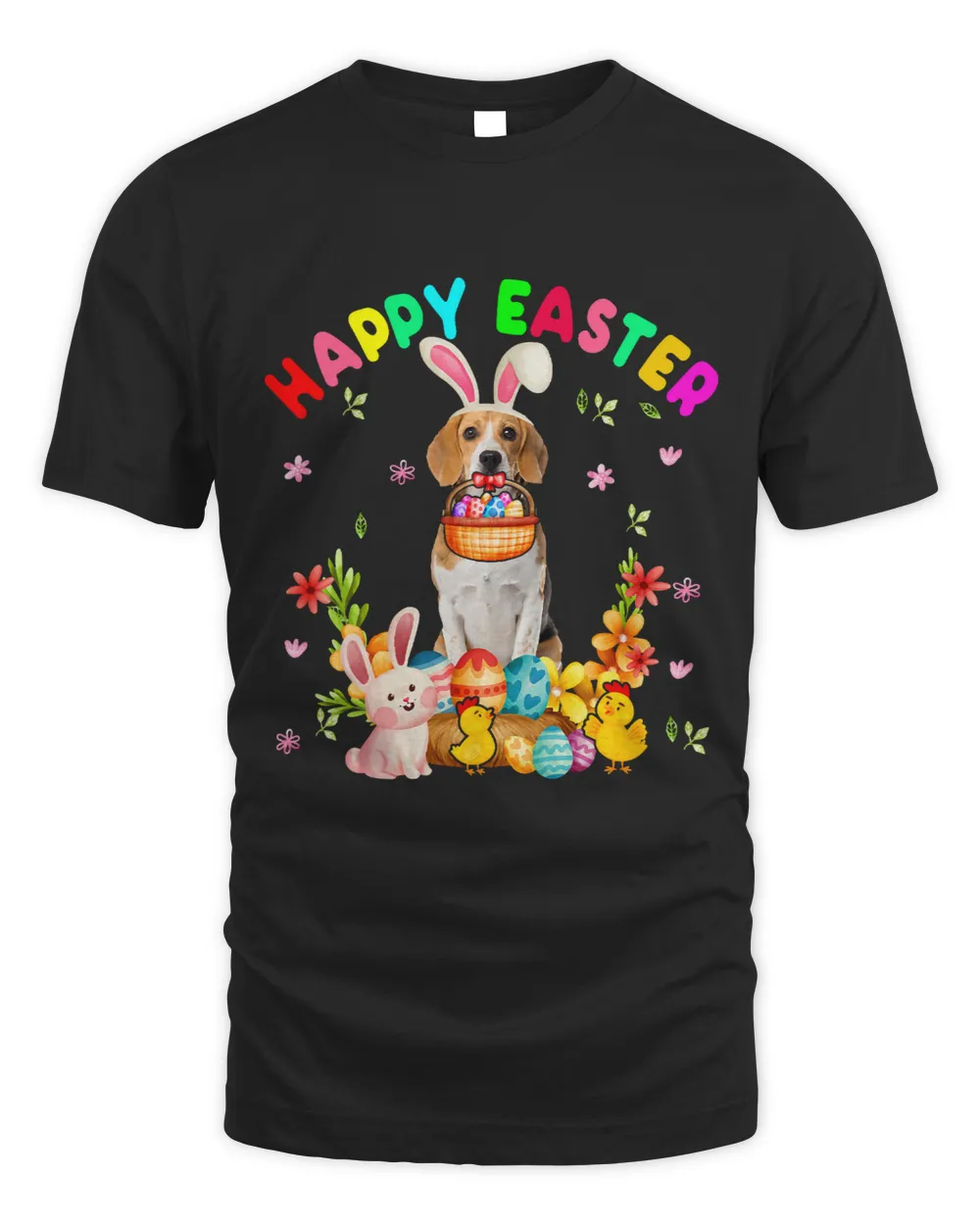 Happy Easter Funny Easter Day Beagle Bunny Eggs Lover
