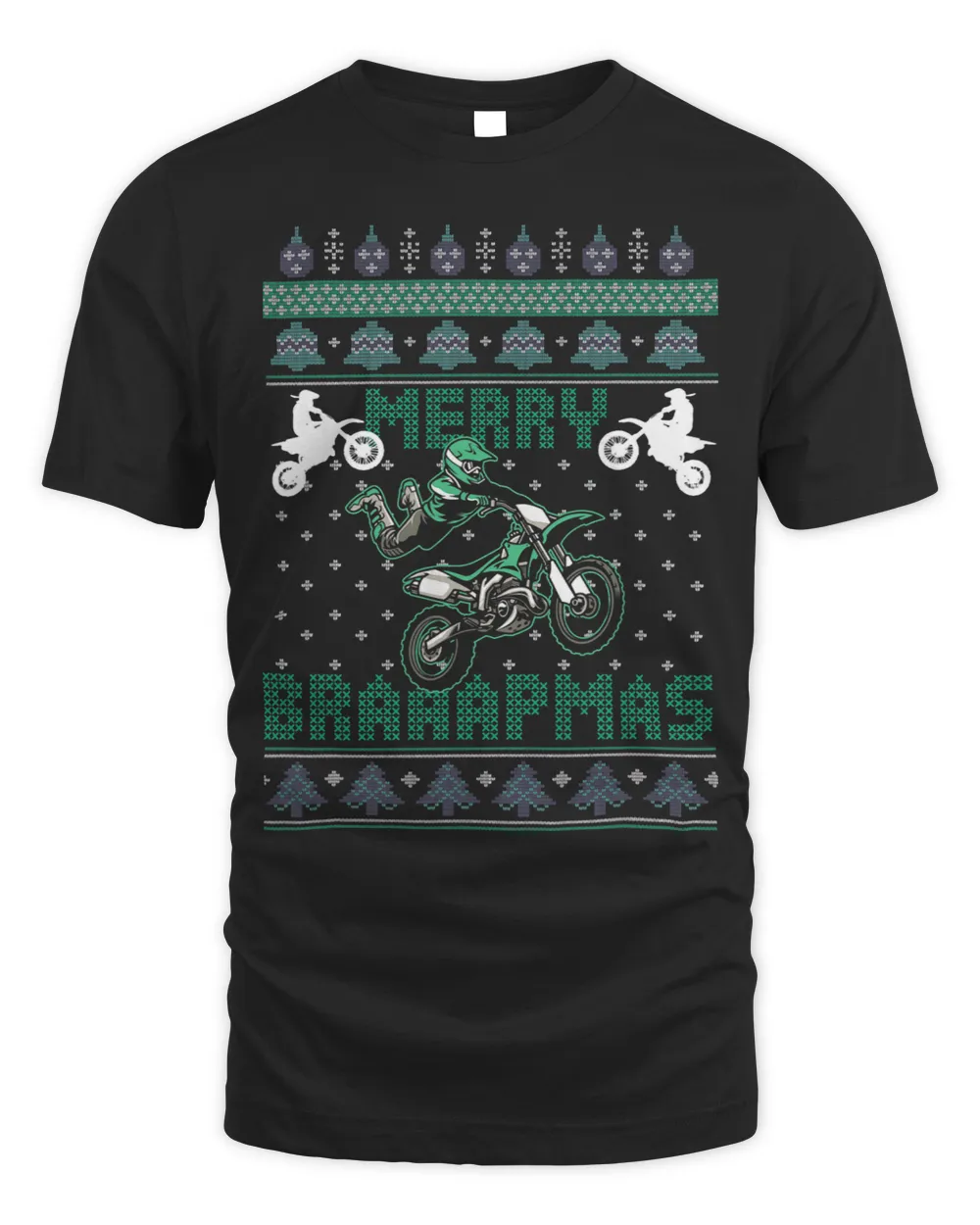 Motocross Xmas Bike Ride Ugly Christmas Motorcycle Dirt Gift