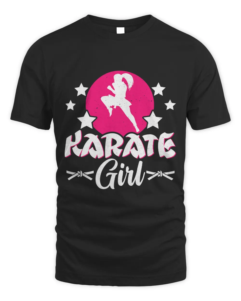 Karate Black Belt Gi Uniform Women Karate Girl 9 Unisex Standard T-Shirt black s