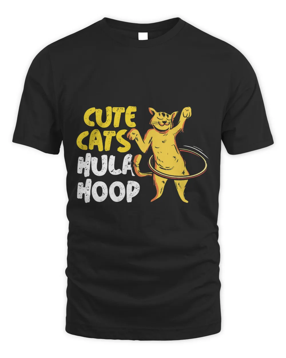 Cute Cats Hula Hoop Hula Hooper Hooping Fitness Sports Dance