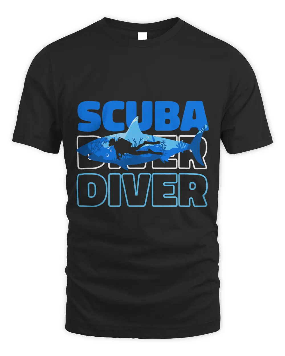 Scuba Diver with a Shark for Scuba Diving