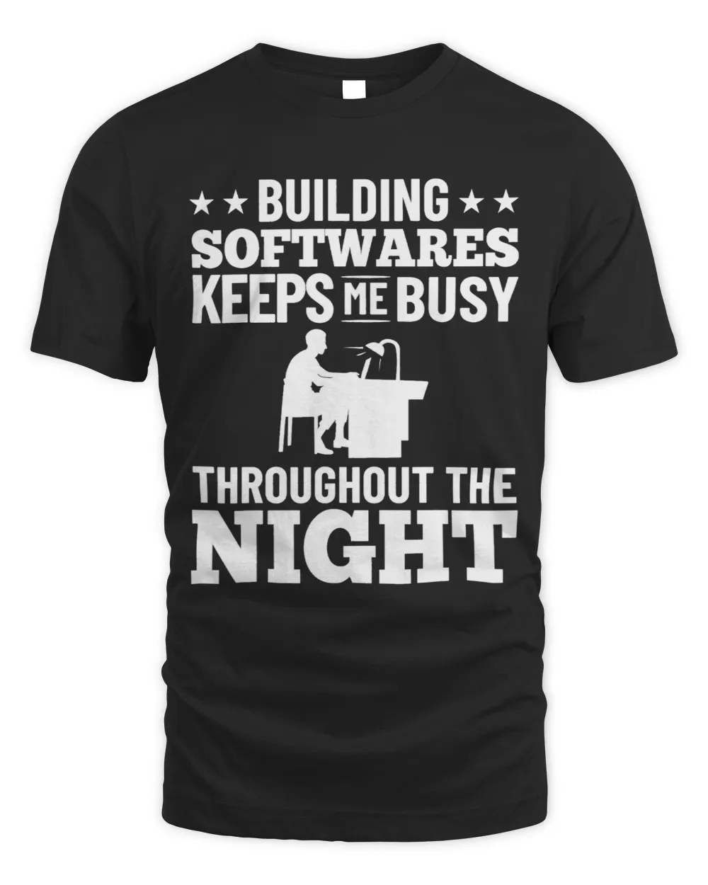 Computer Engineer Software Programmer Application Developer Unisex Standard T-Shirt black s
