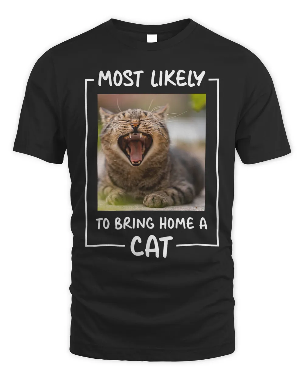 Funny Xmas Most Likely To Bring Home A Cat Cute Cats Lover 304