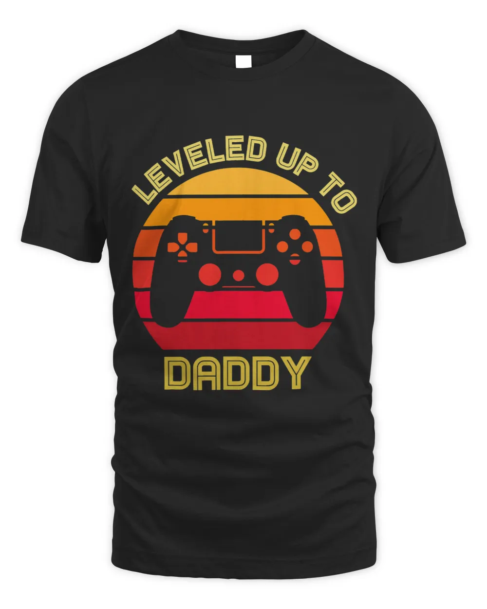Mens Leveled Up To Daddy Gamer Apparel Funny Dad Gamer