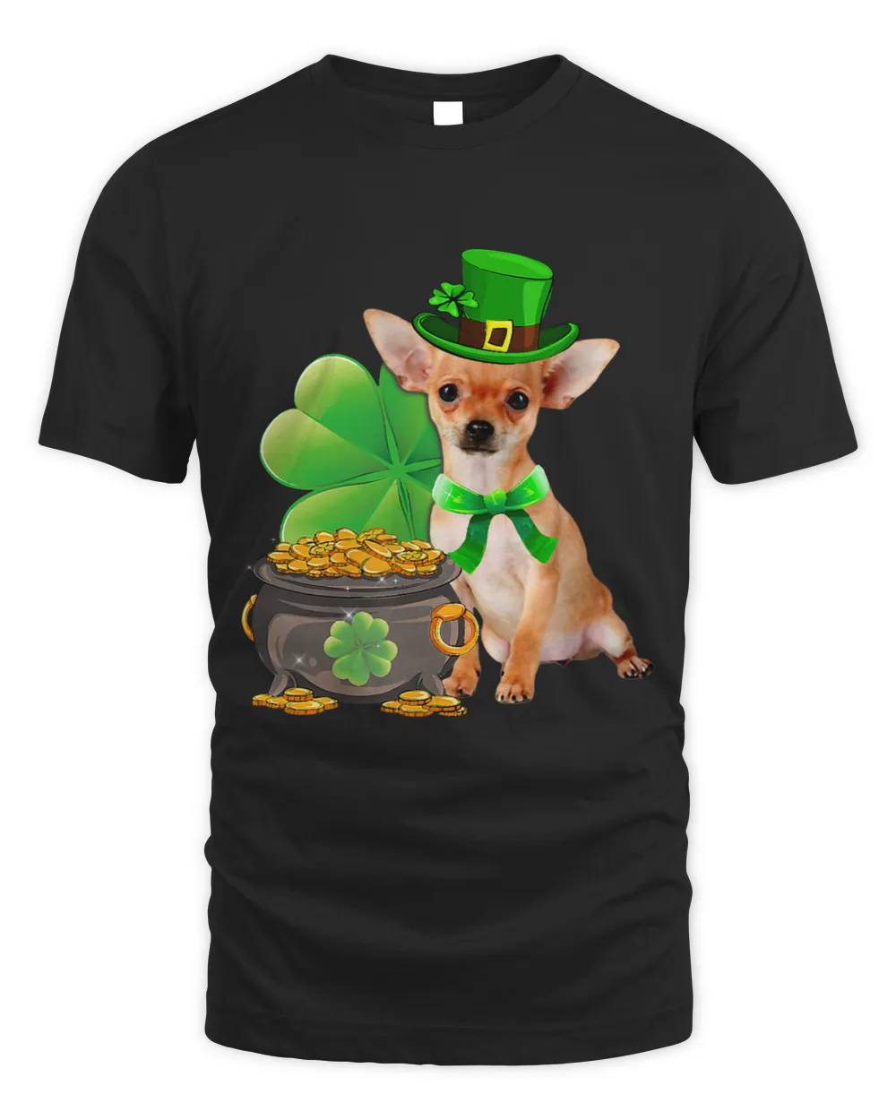 Chihuahua Dog Shamrock St Patricks Day Dog Irish Gift 1