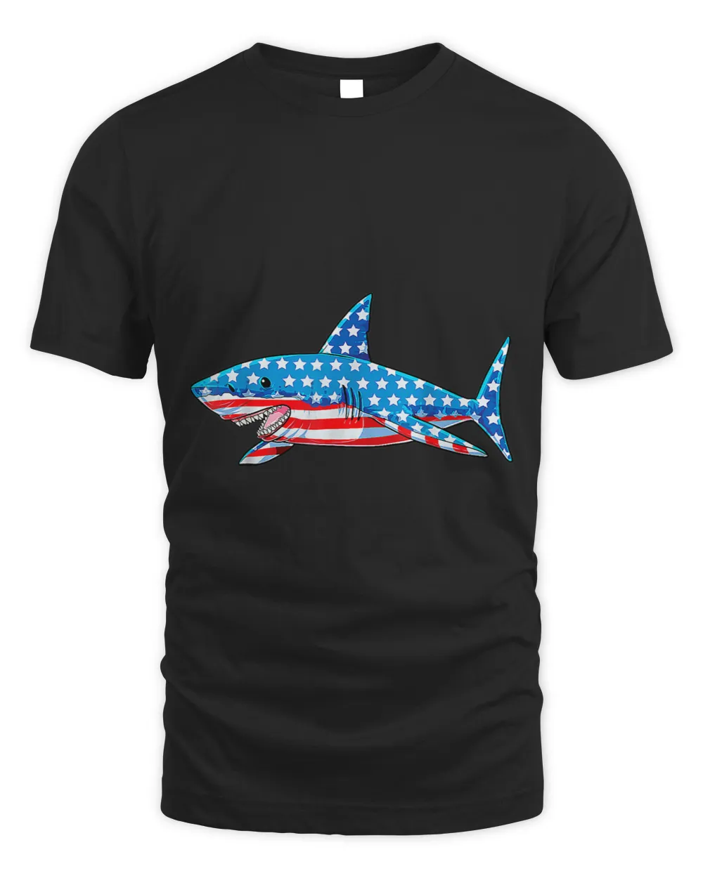 Shark American Flag USA United States of America 4th of July