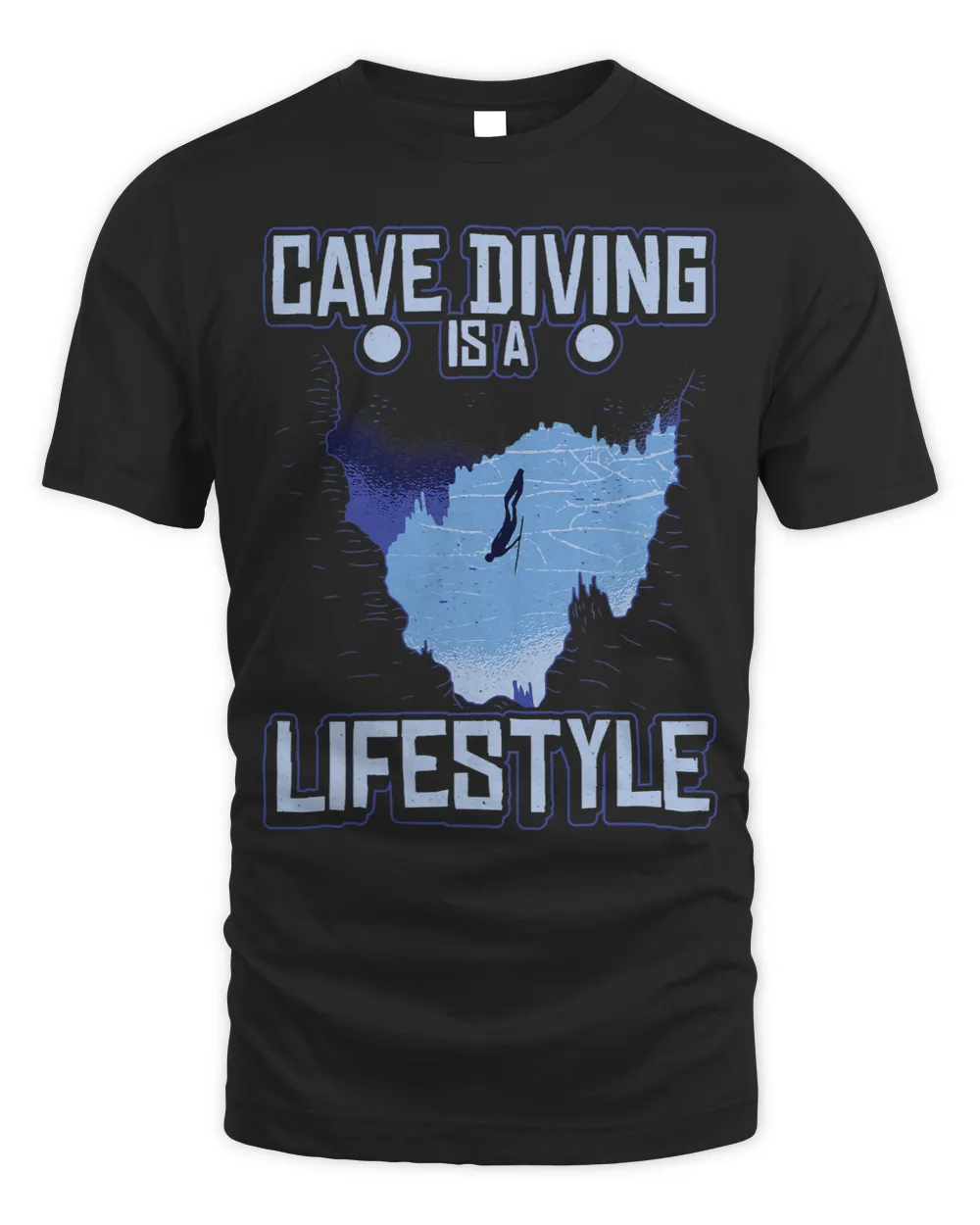Cave Diving Cave Diver deep Down Dive Flag Scuba