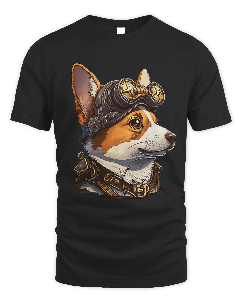 Steampunk Corgi Head Lovers For Women Men