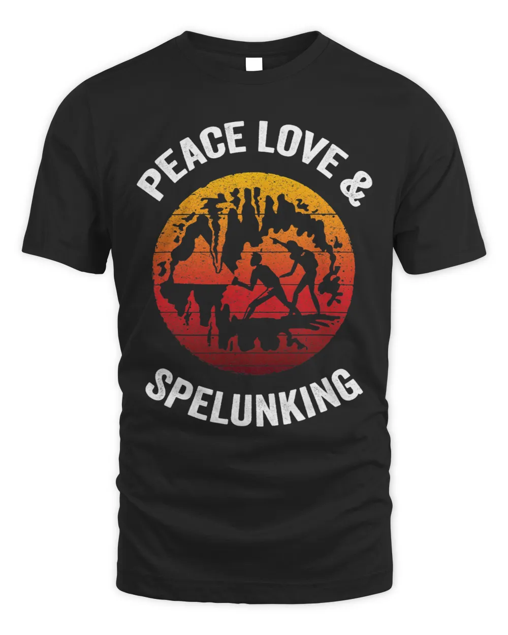 Peace Love Spelunking Vintage Speleology Caving