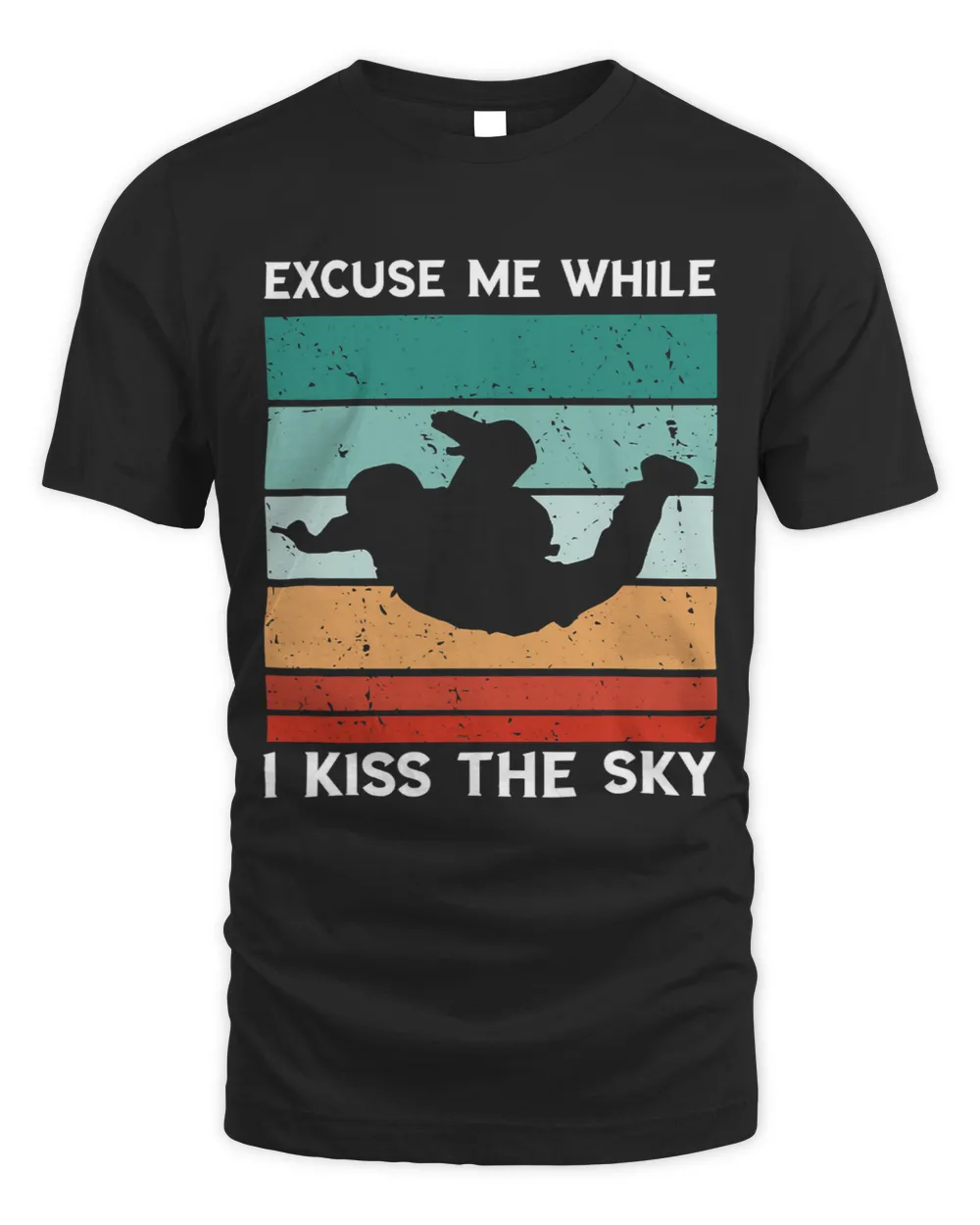 Skydiving Excuse Me Vintage Retro Paragliding Skydiver