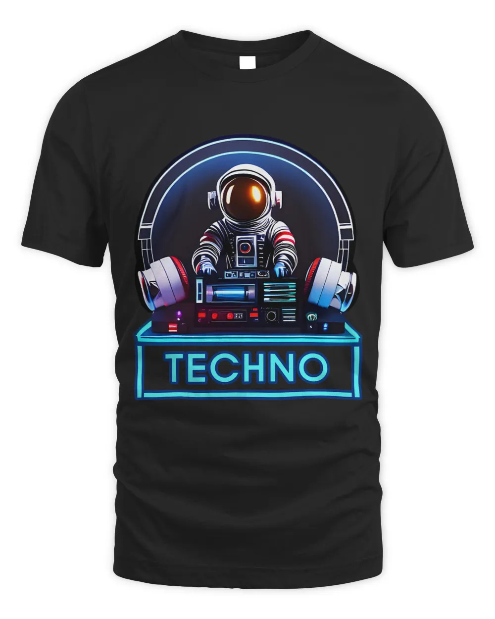 Techno Astronaut Rave Shirt Edm Dj Festival Tech House Music