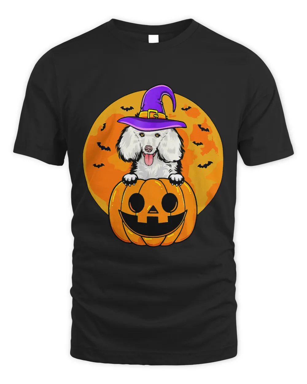 Poodles Halloween Poodle Dog Witch Hat Jackolantern Pumpkin 117 Poodle dog