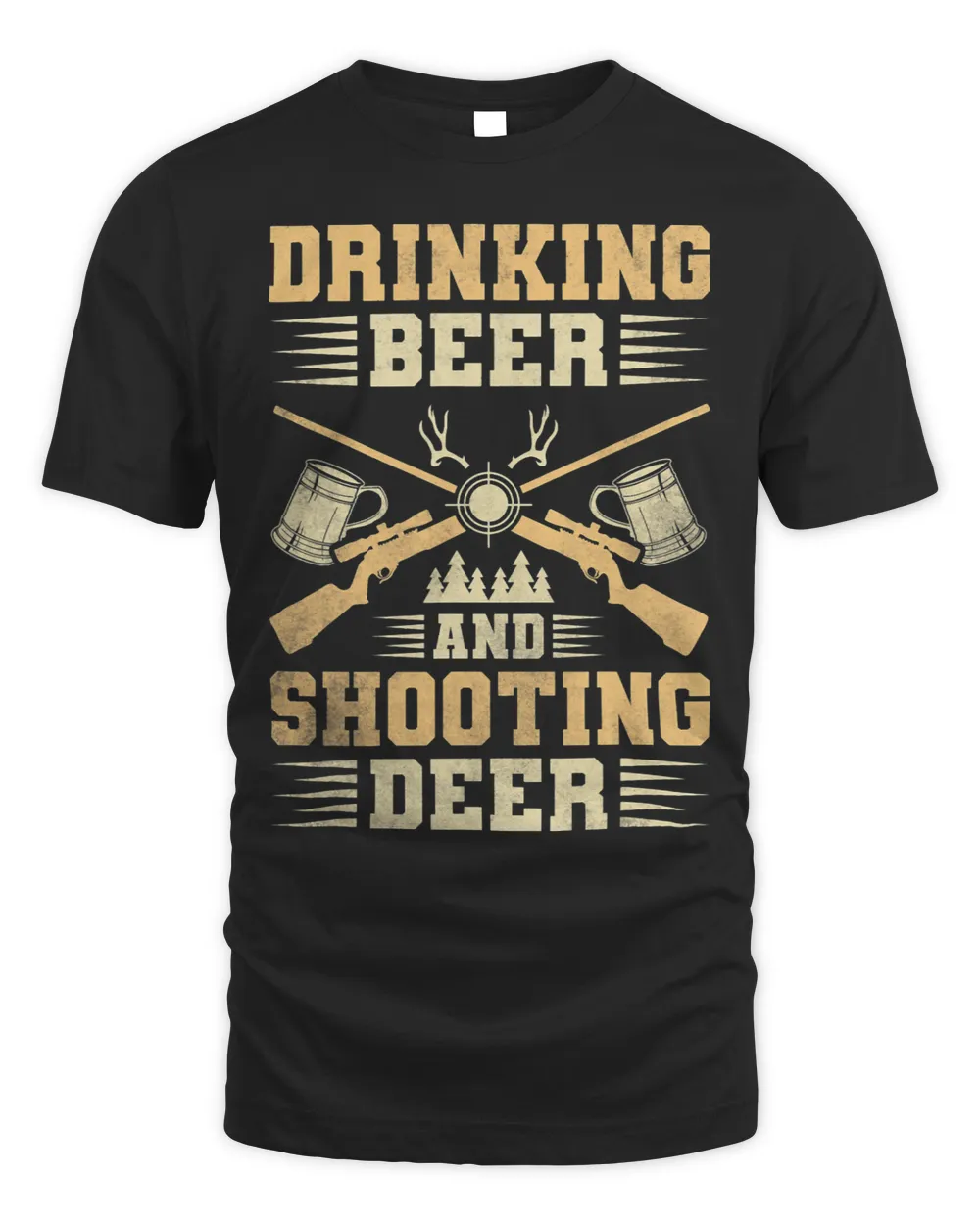 Drinking beer shooting deer Hunting