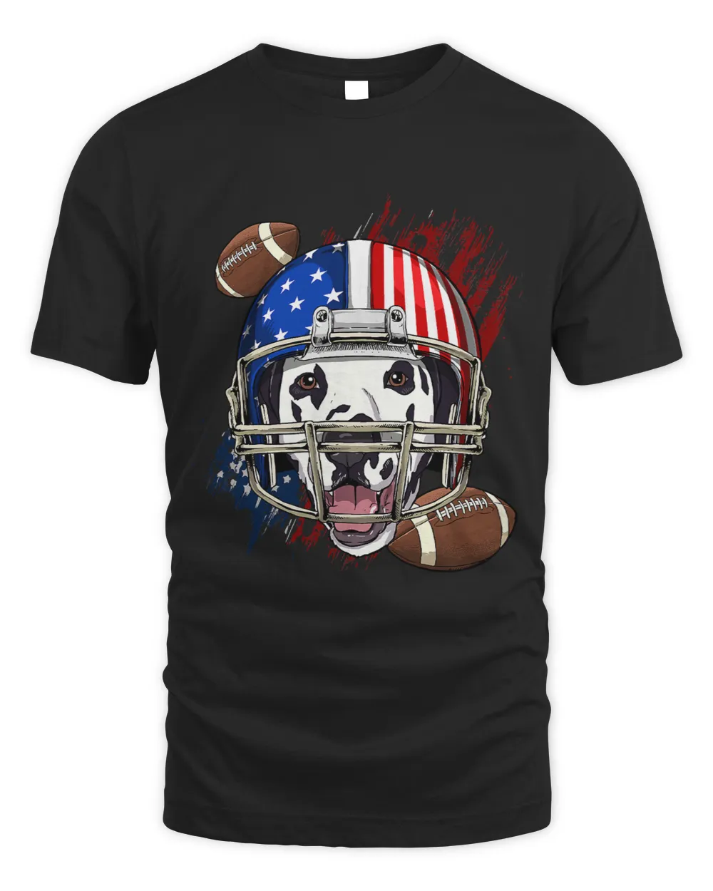 Dalmatian American Football Dog Lovers USA Flag 157 Dalmatians Dog