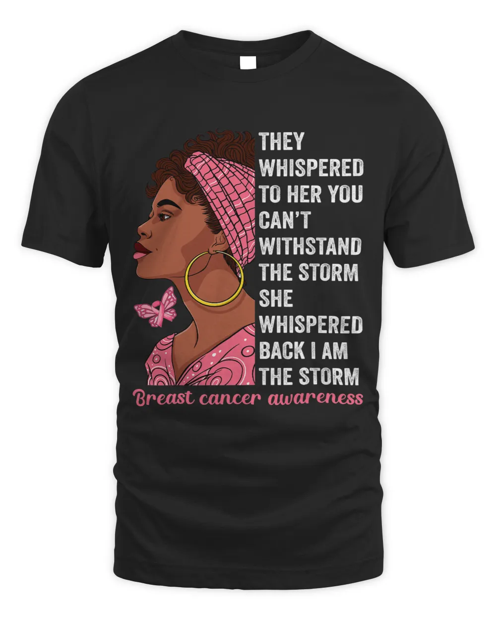 African American Breast Cancer Shirts For Women