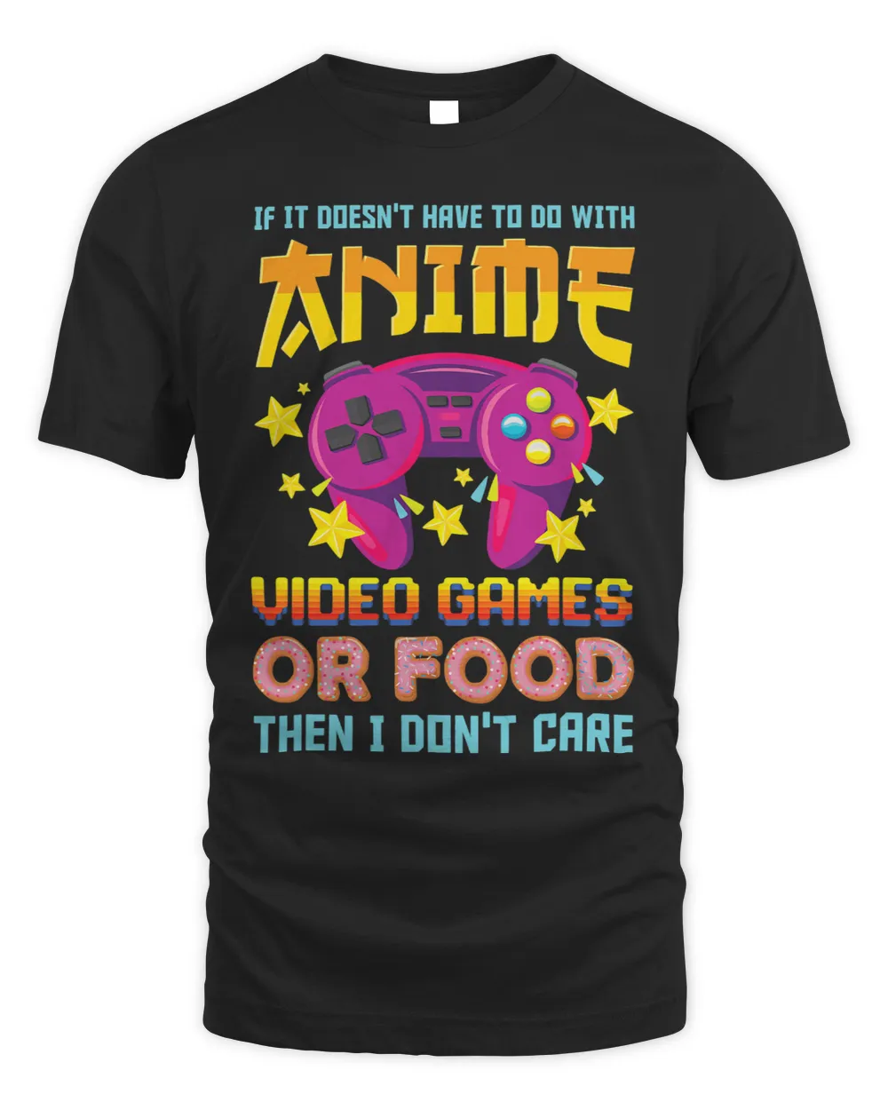 Anime Video Games Donuts Food Gamer Gift