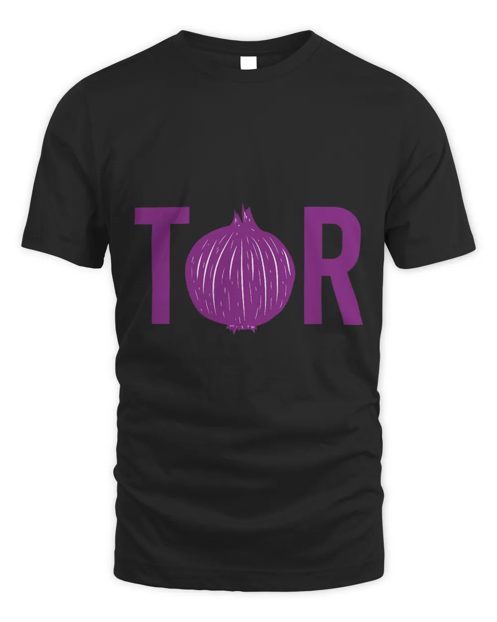 The Onion Router TOR Open Source Network Browser Project Unisex Standard T-Shirt black s