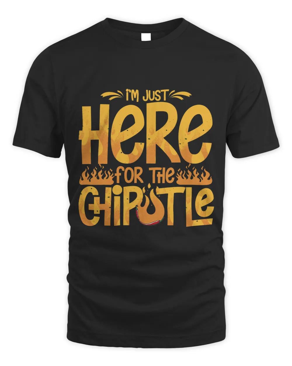 Chipotle Peppers Sauce Chili Salsa Powder Queso Food 11 Unisex Standard T-Shirt black s