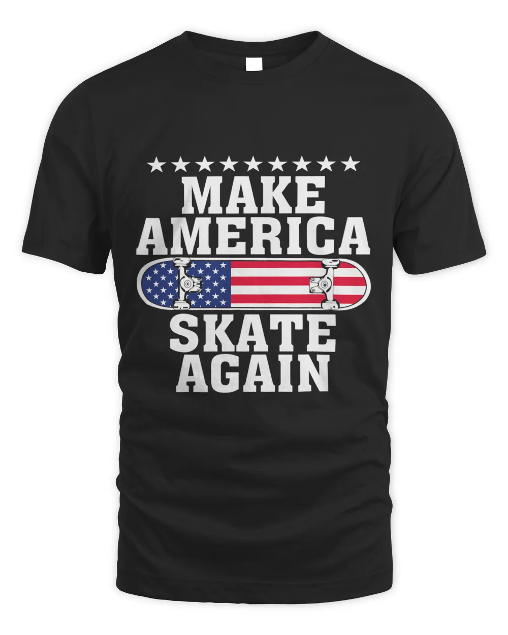 Skateboarding Gift Boys Girls Funny Make America Skate Again