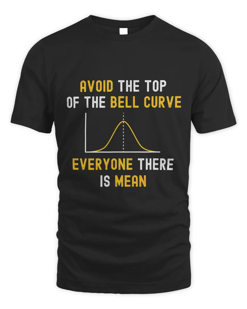 Avoid The Top Of The Bell Curve Mean Funny Data Analyst