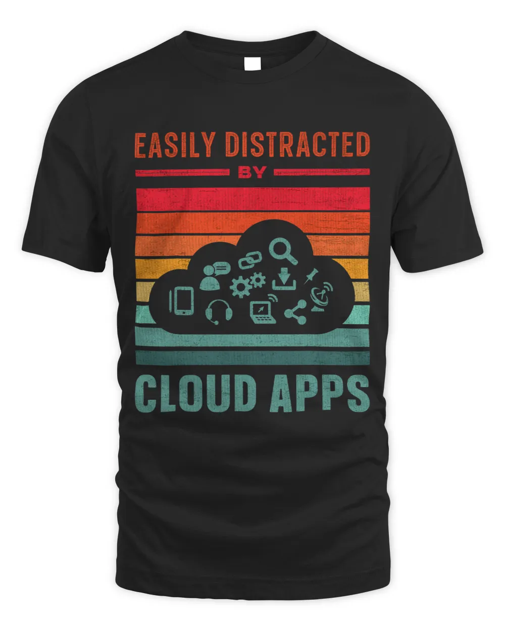Cloud Computing Engineer Container Technology Cloud Apps Unisex Standard T-Shirt black s