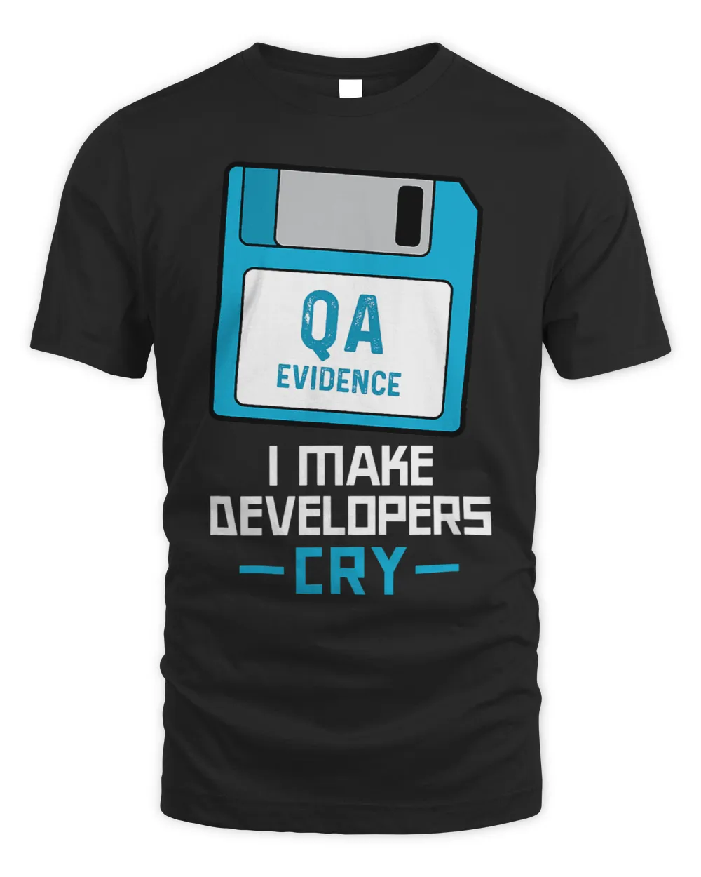 Funny Software QA Tester Shirt QA Shirt Quality Assurance Unisex Standard T-Shirt black s