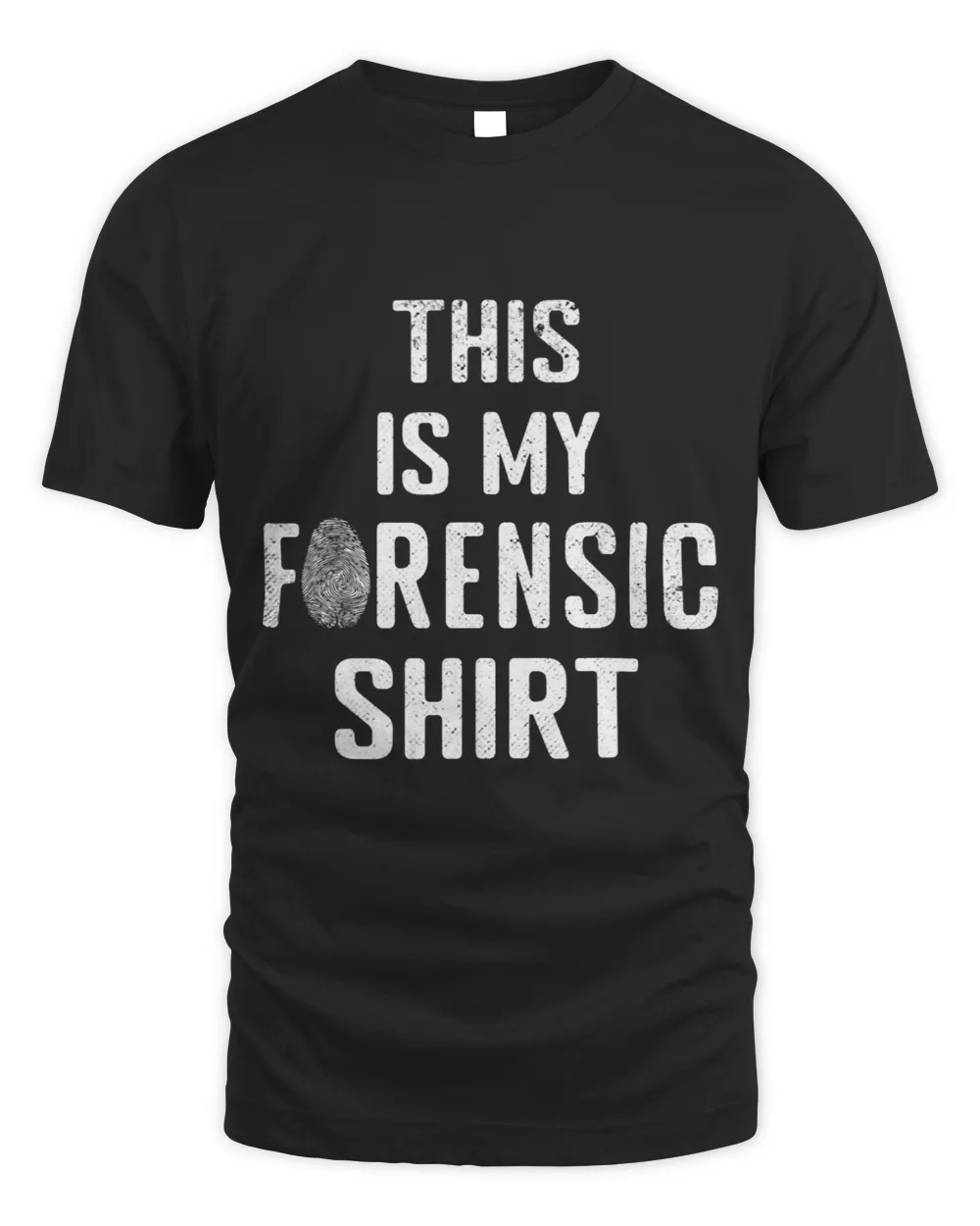 This is my Forensic scientist shirt Forensic science Unisex Standard T-Shirt black s