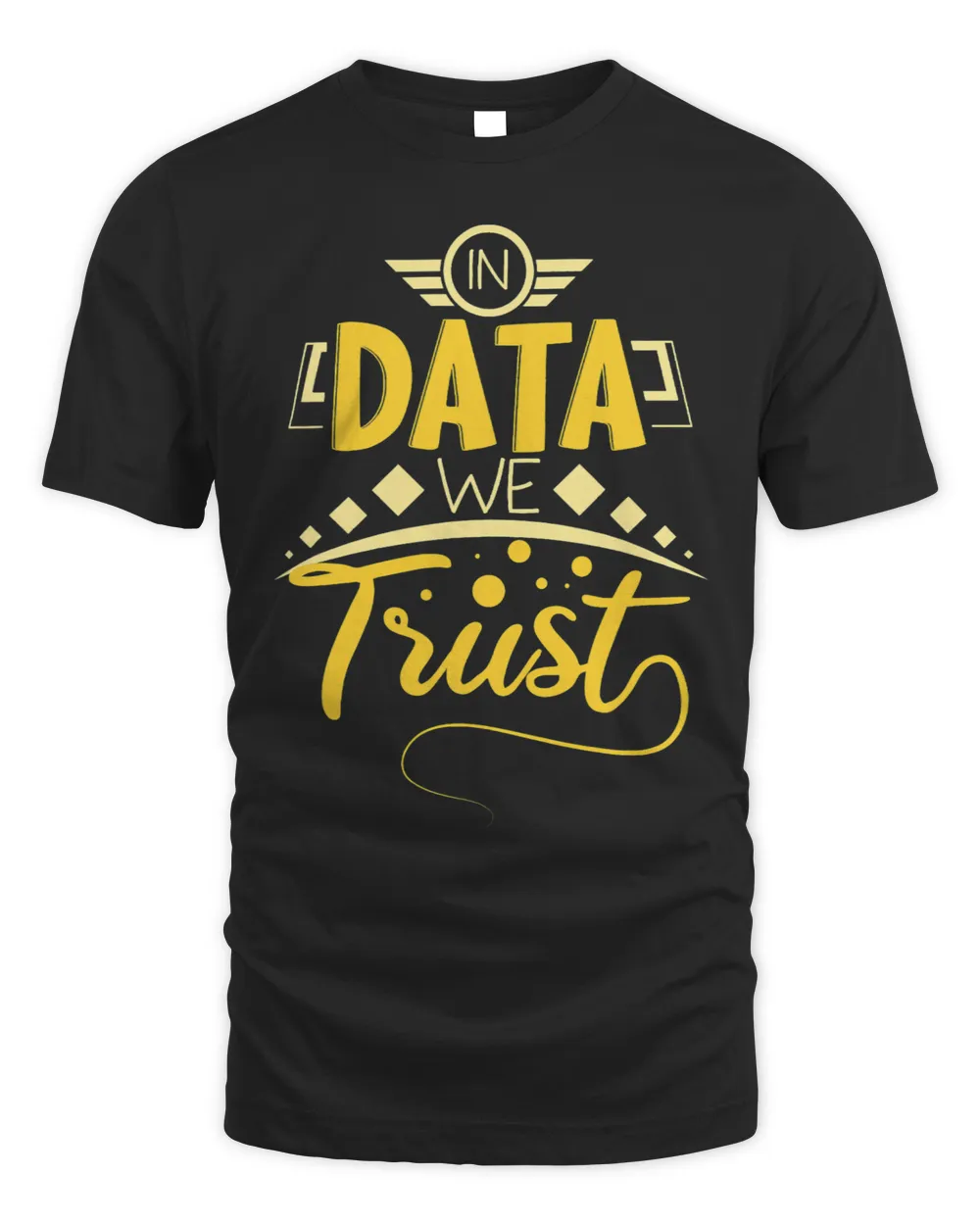 Mens Data Scientist Data Engineer Geeky Programmer Unisex Standard T-Shirt black s