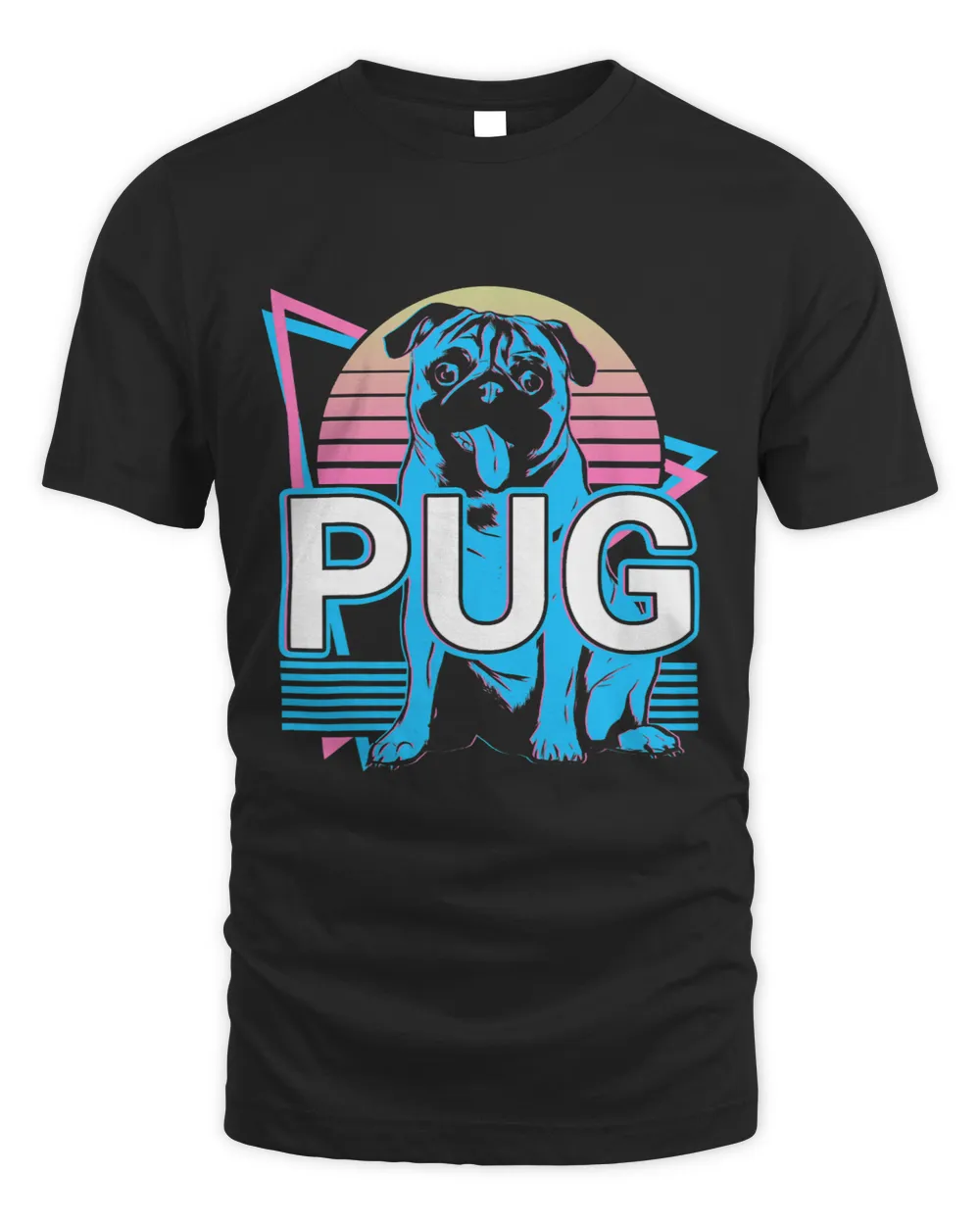 Pug Lover Retro Pugs Dog