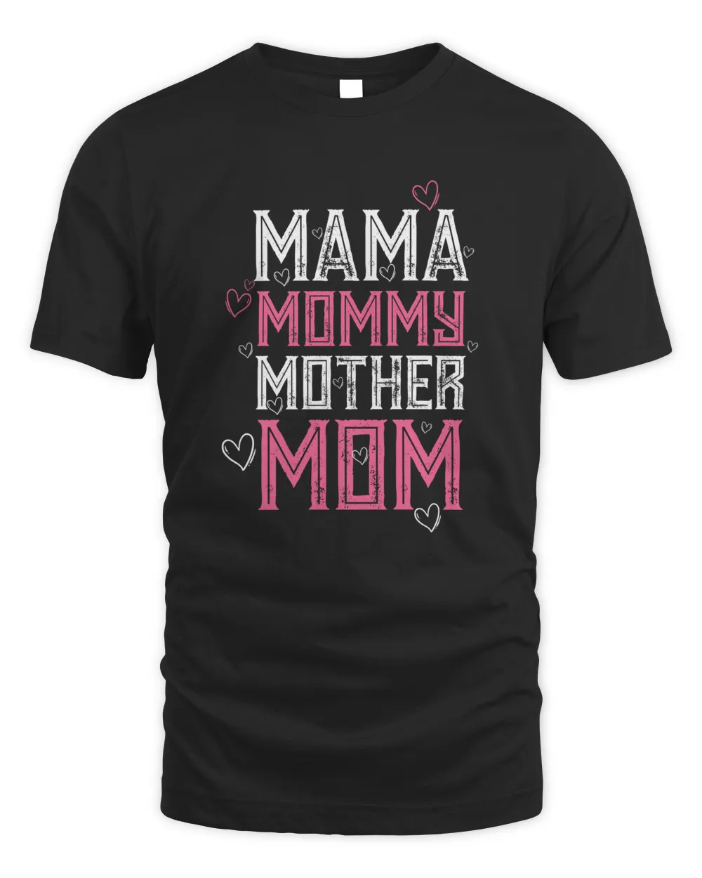 Mama Moomy Mother Mom Unisex Standard T-Shirt black s