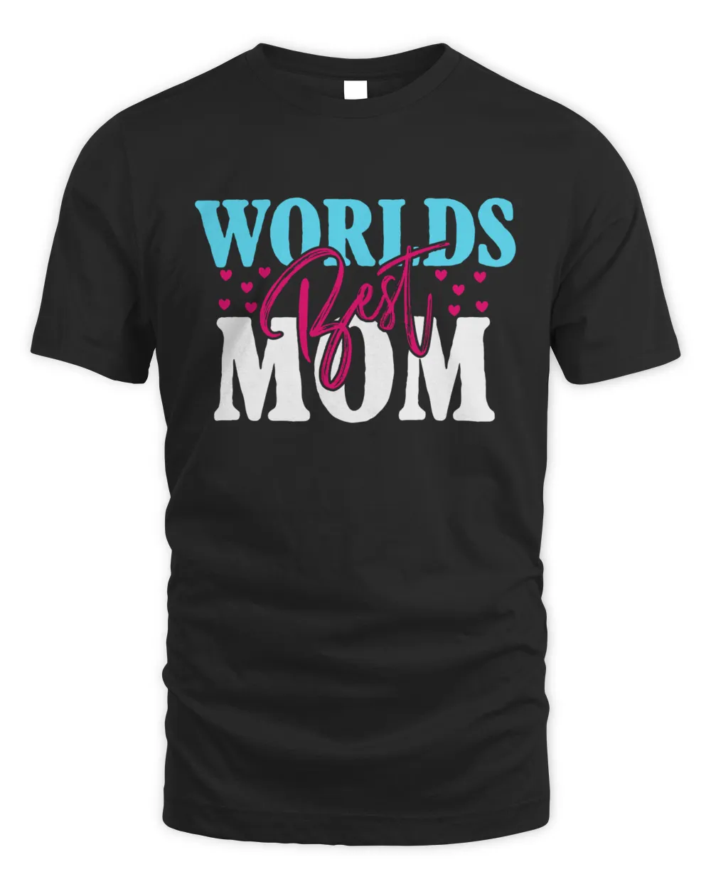 Worlds Best Mom Unisex Standard T-Shirt black s