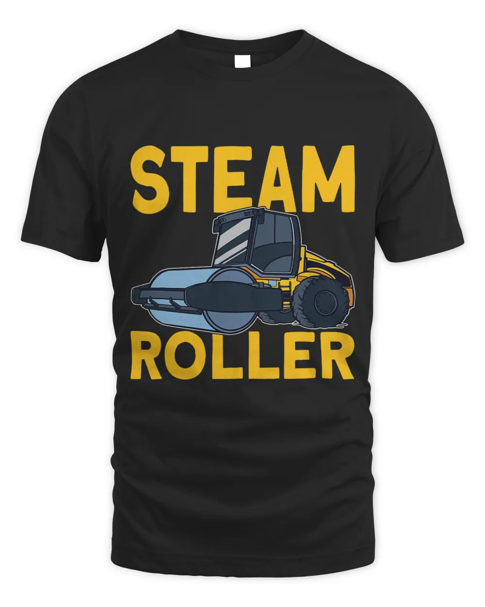 Steam Roller Unisex Standard T-Shirt black s