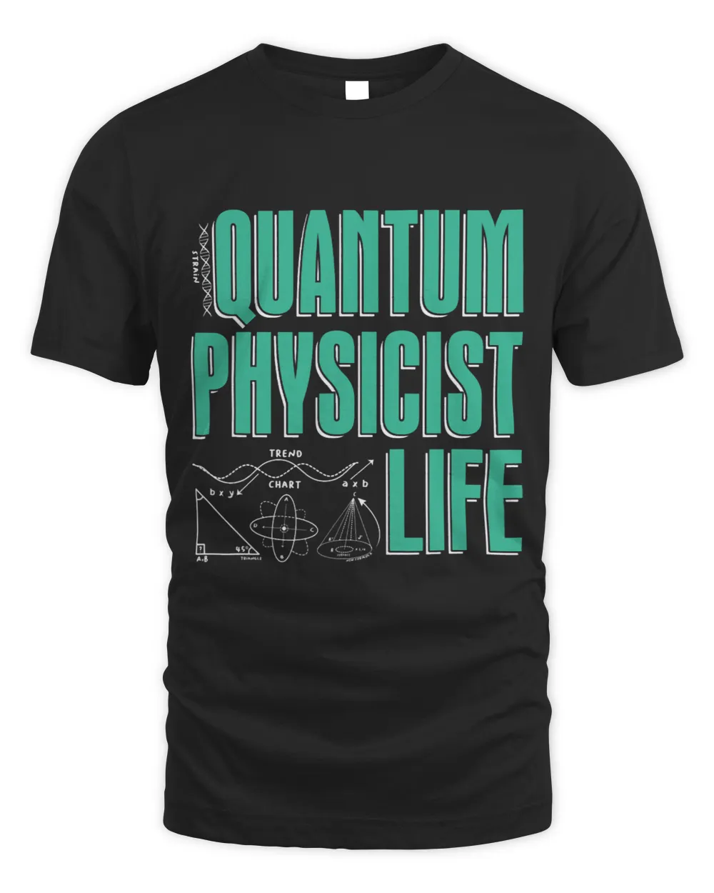 Physicist Calculations Scientist Science Quantum Physics Unisex Standard T-Shirt black s