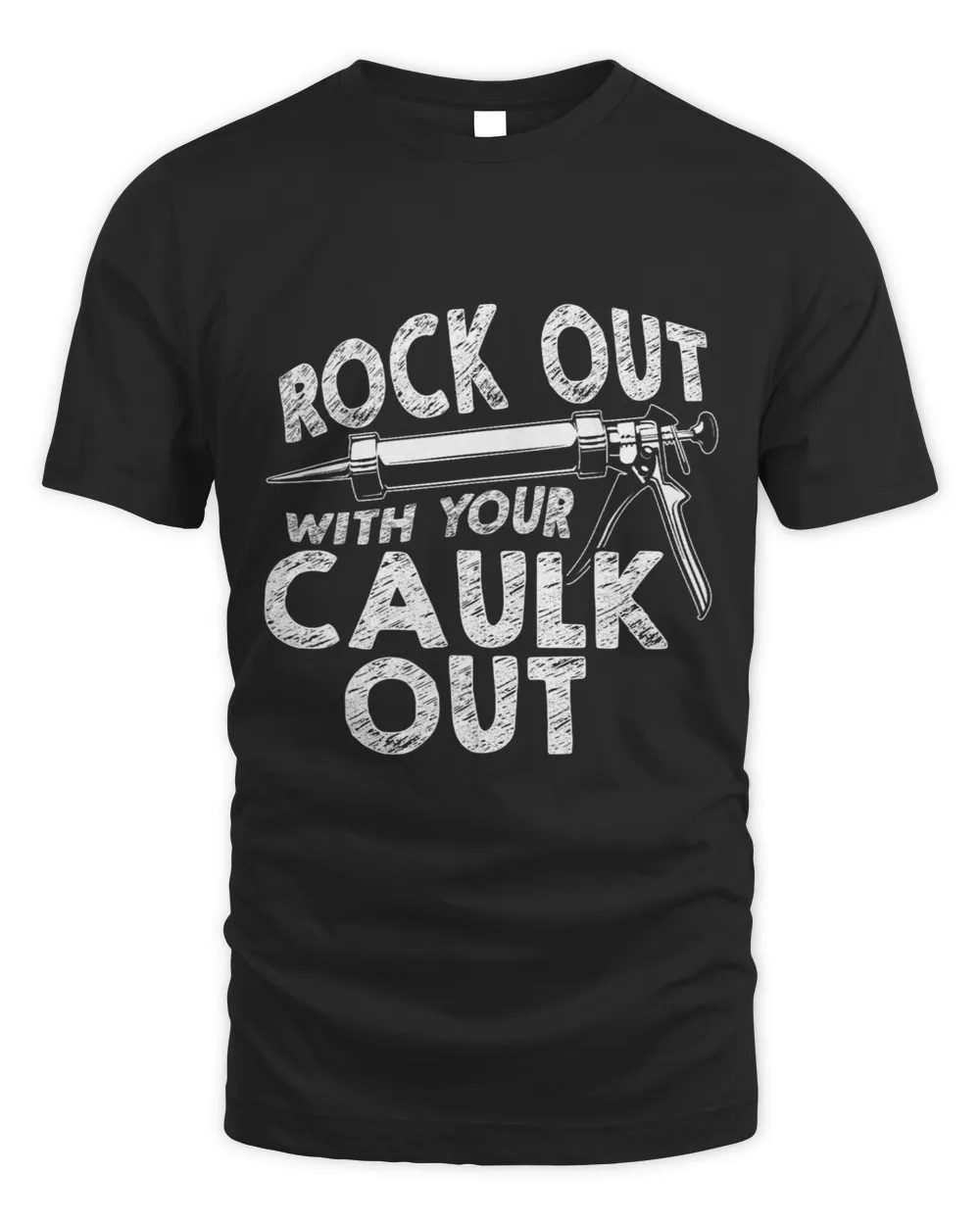 Rock Out With Your Caulk Mechanic Heating Engineer Technic Unisex Standard T-Shirt black s
