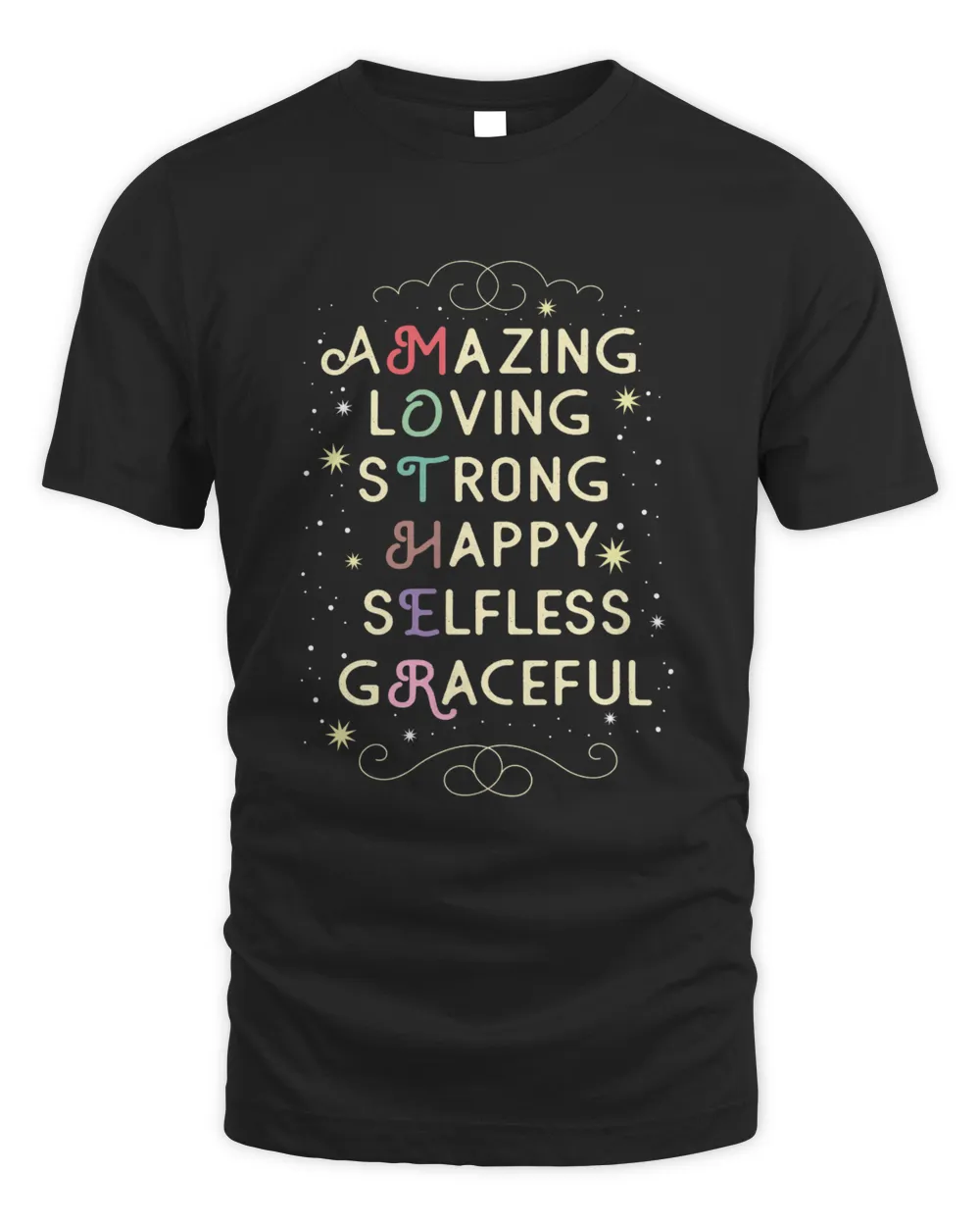 Mother's Day Unisex Standard T-Shirt black s