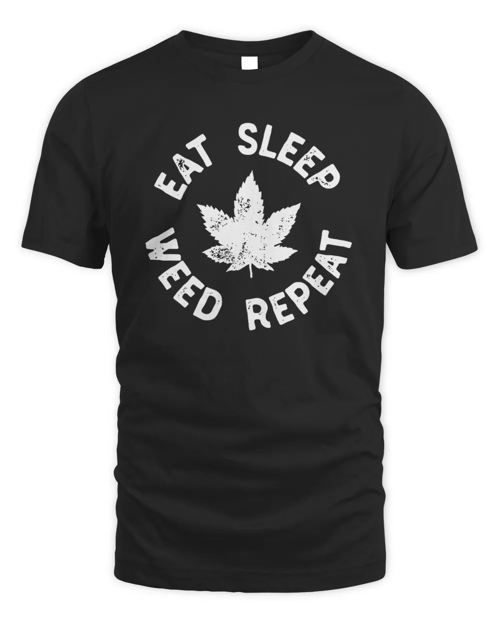 Eat Sleep Weed Repeat Men's Standard T-Shirt black s