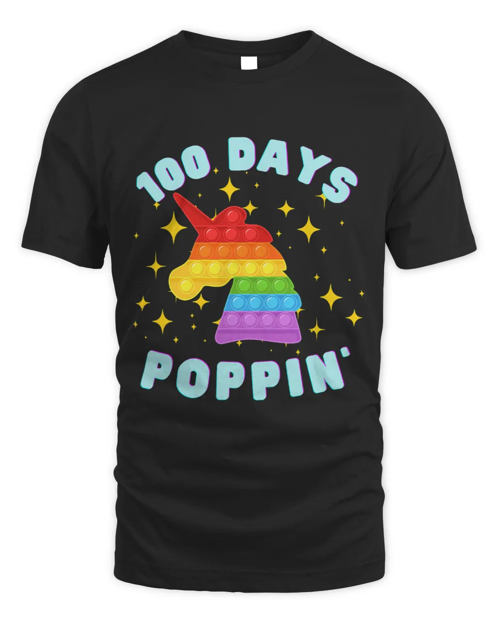 100 Poppin Days of School Unicorn for Girls