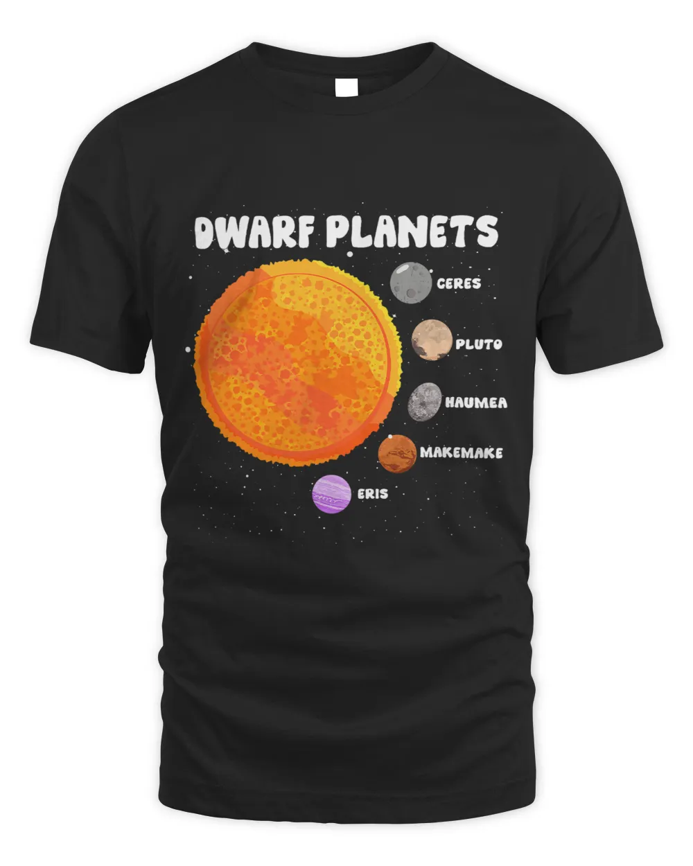 Dwarf Planets Shirt Astronomy Planets Lovers Solar System