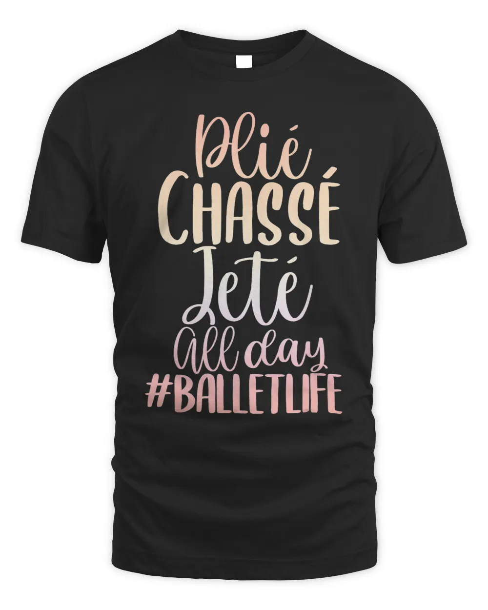 Plié Chasse Jete all day Unicorn Ombre Ballet Ballerina Top