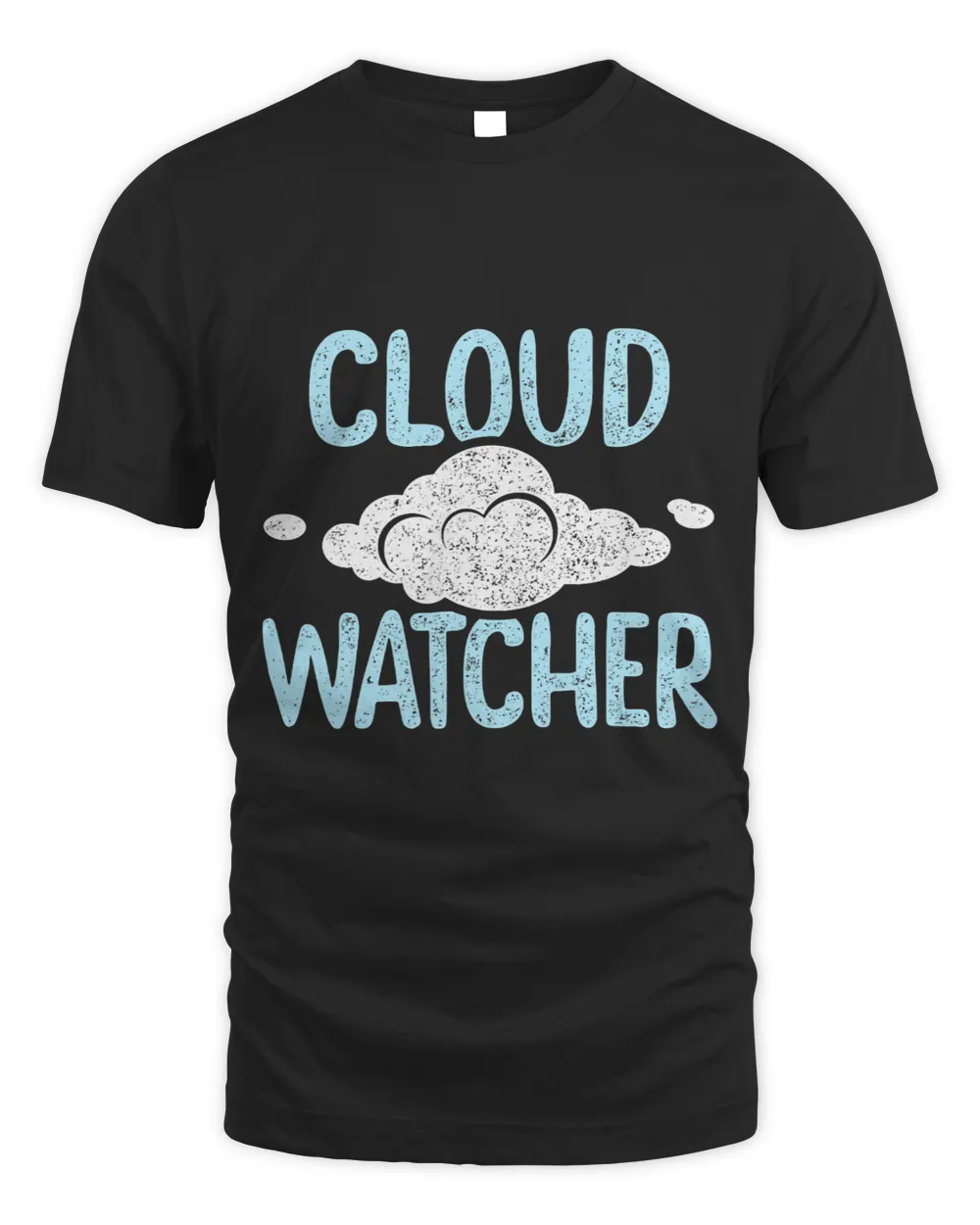 Cloud Watcher Meteorologist Weather Unisex Standard T-Shirt black s