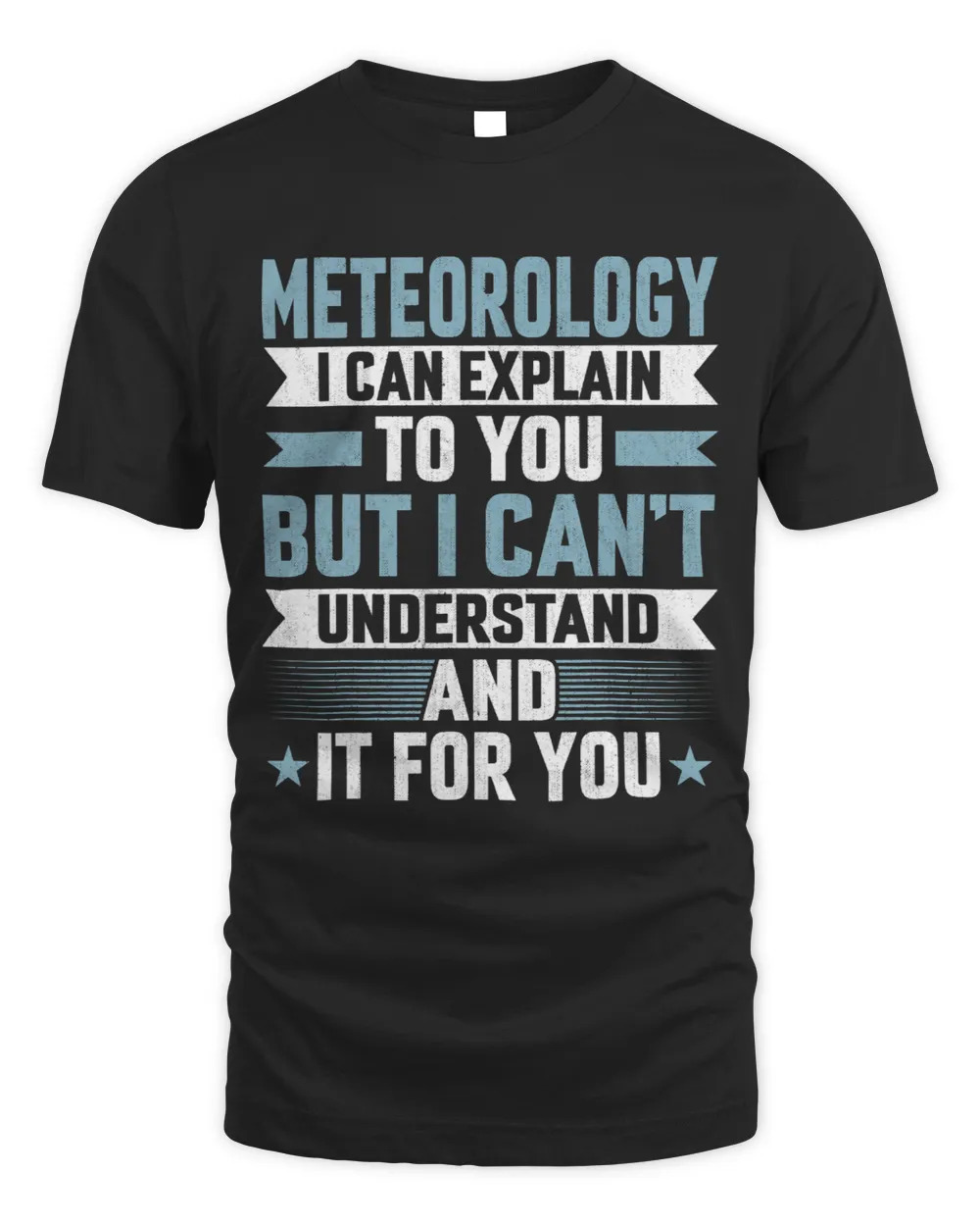 I Can Explain to You but I Cant Understand Meteorologist Unisex Standard T-Shirt black s