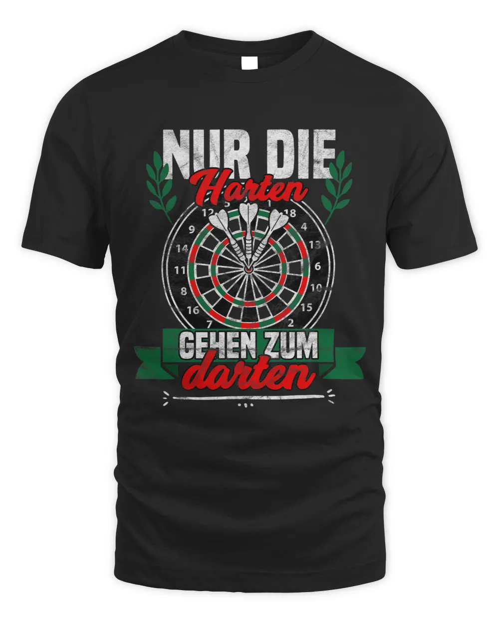 Dart Gifts Idea Dart Board Bullseye Darts Player Unisex Standard T-Shirt black s