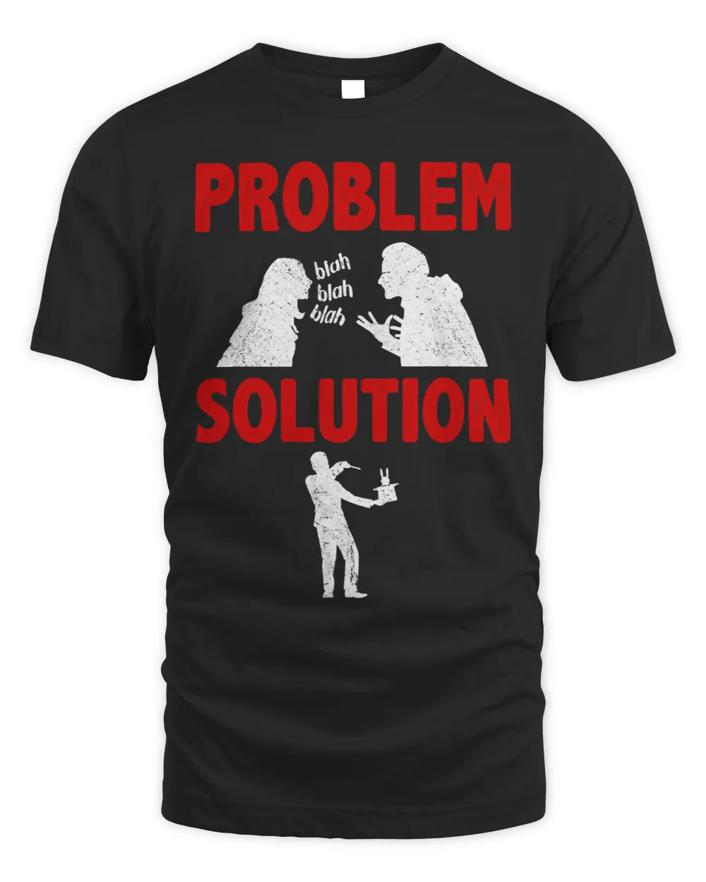 Magic Tricks Magician Wand Problem Solution Hobby Unisex Standard T-Shirt black s