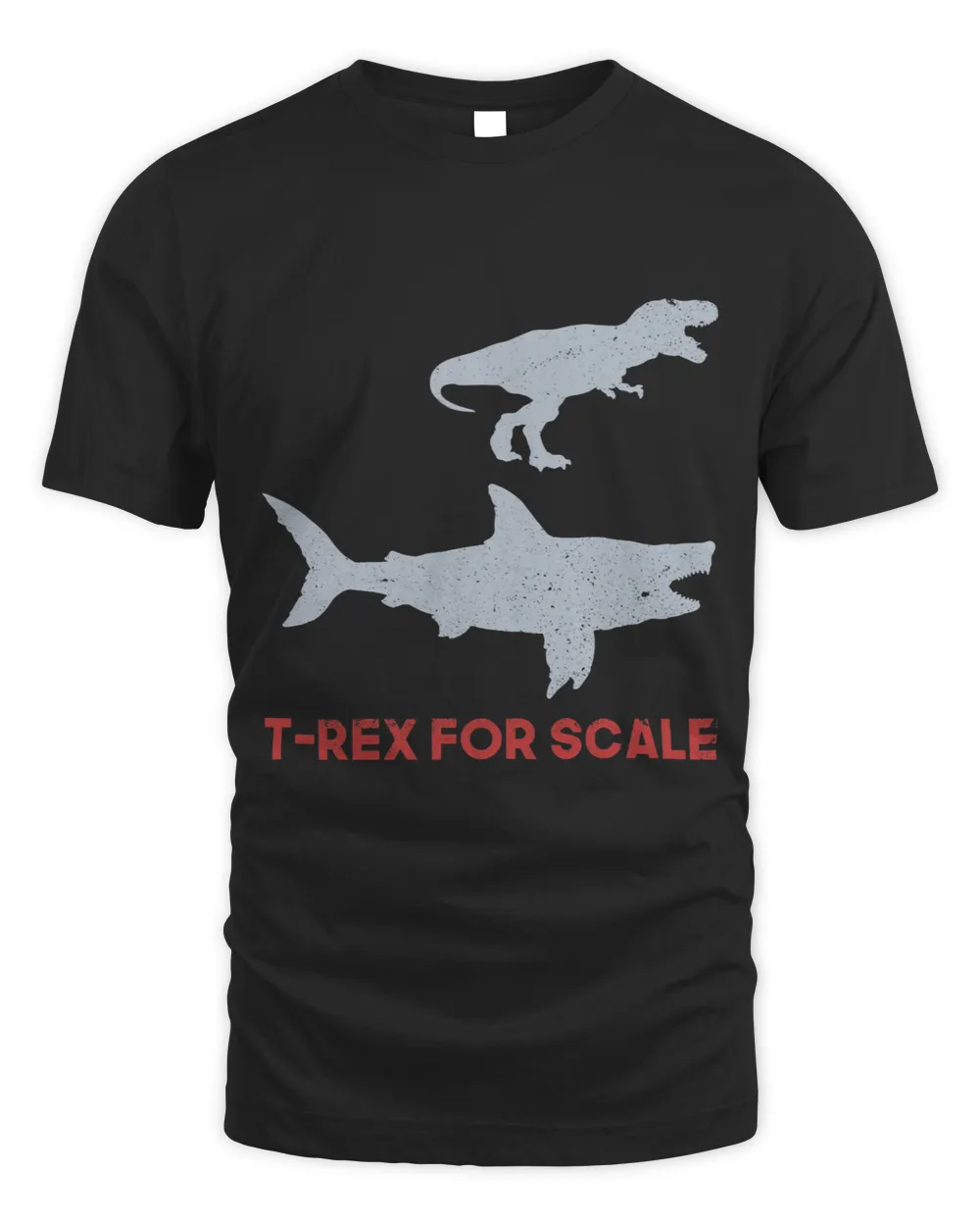 Megalodon Shark TRex Dinosaur Comparison