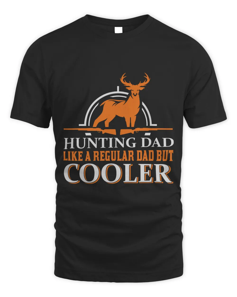 Hunting dad like a regular dad but cooler Unisex Standard T-Shirt black s